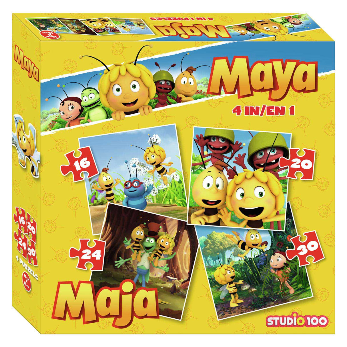 Maya the Bee -puslespillet, 4in1
