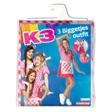 Studio 100 k3 fancy dress - 3 smågrise, 3-5 år