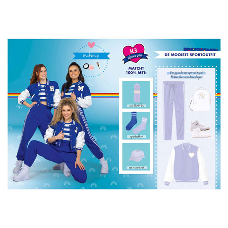 Studio 100 k3 outfit klistermærkebog