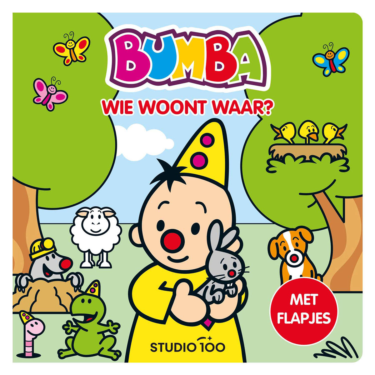Studio 100 bumba tavlebog med klapper - hvem bor hvor?