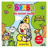 Studio 100 bumba tavlebog med klapper - hvem bor hvor?