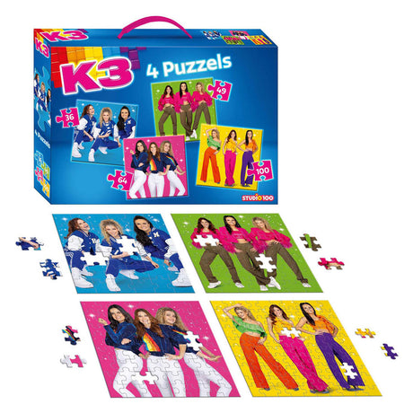 K3 4i1 puslespil - stjerner