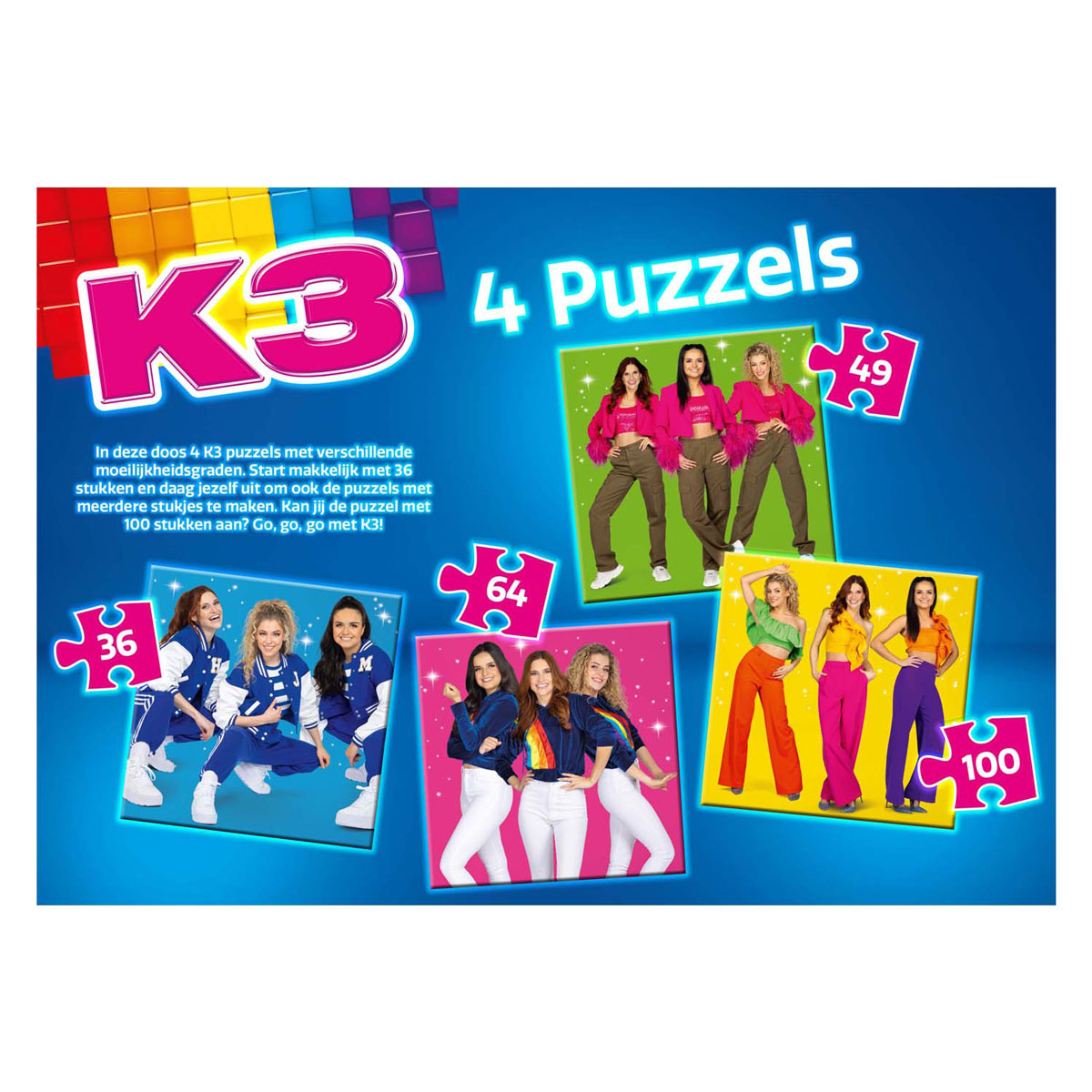 K3 4i1 puslespil - stjerner