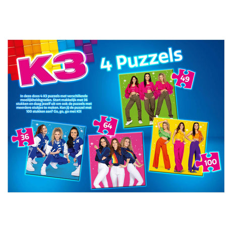 K3 4i1 puslespil - stjerner