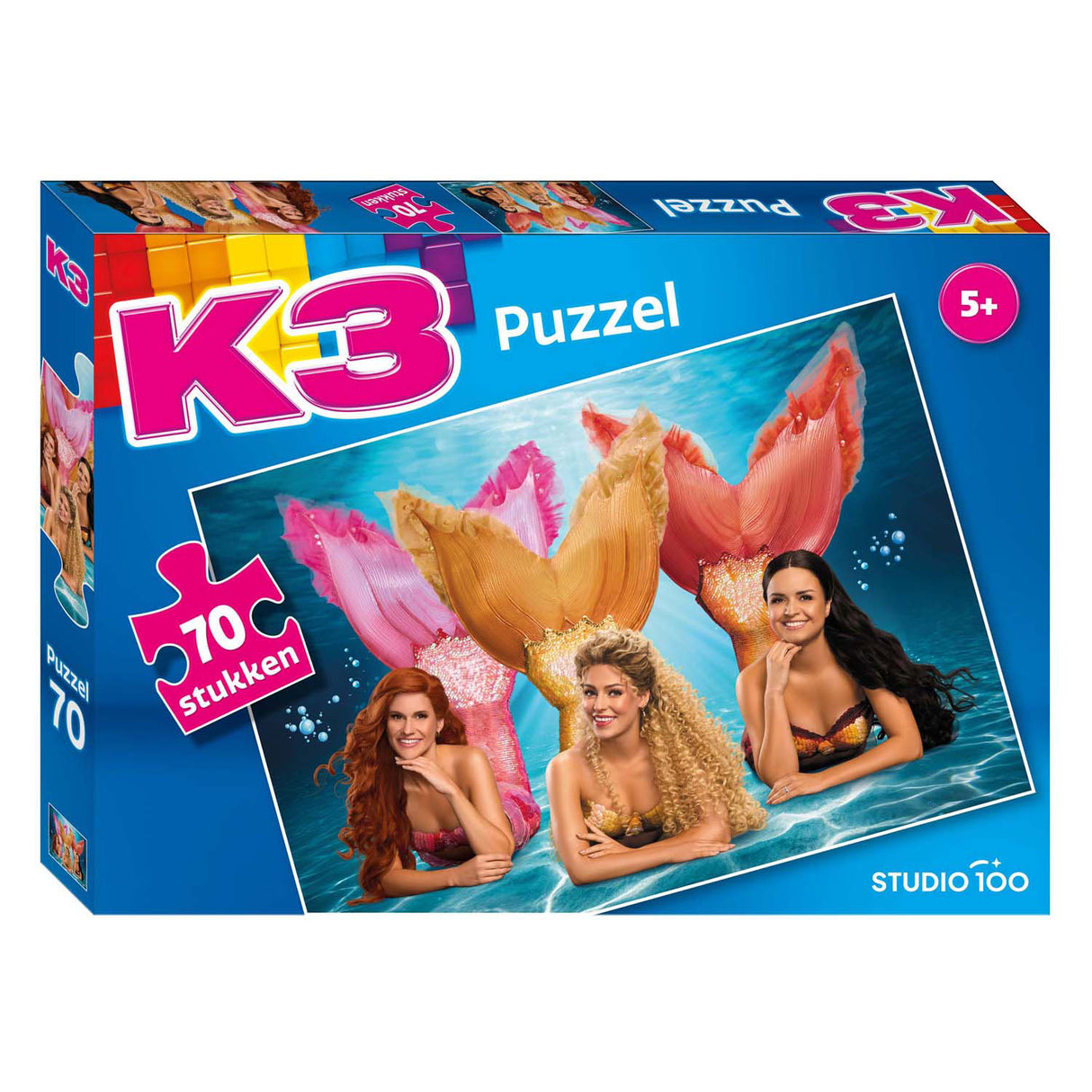 K3 puslespil - havfruens sang, 70 stk.