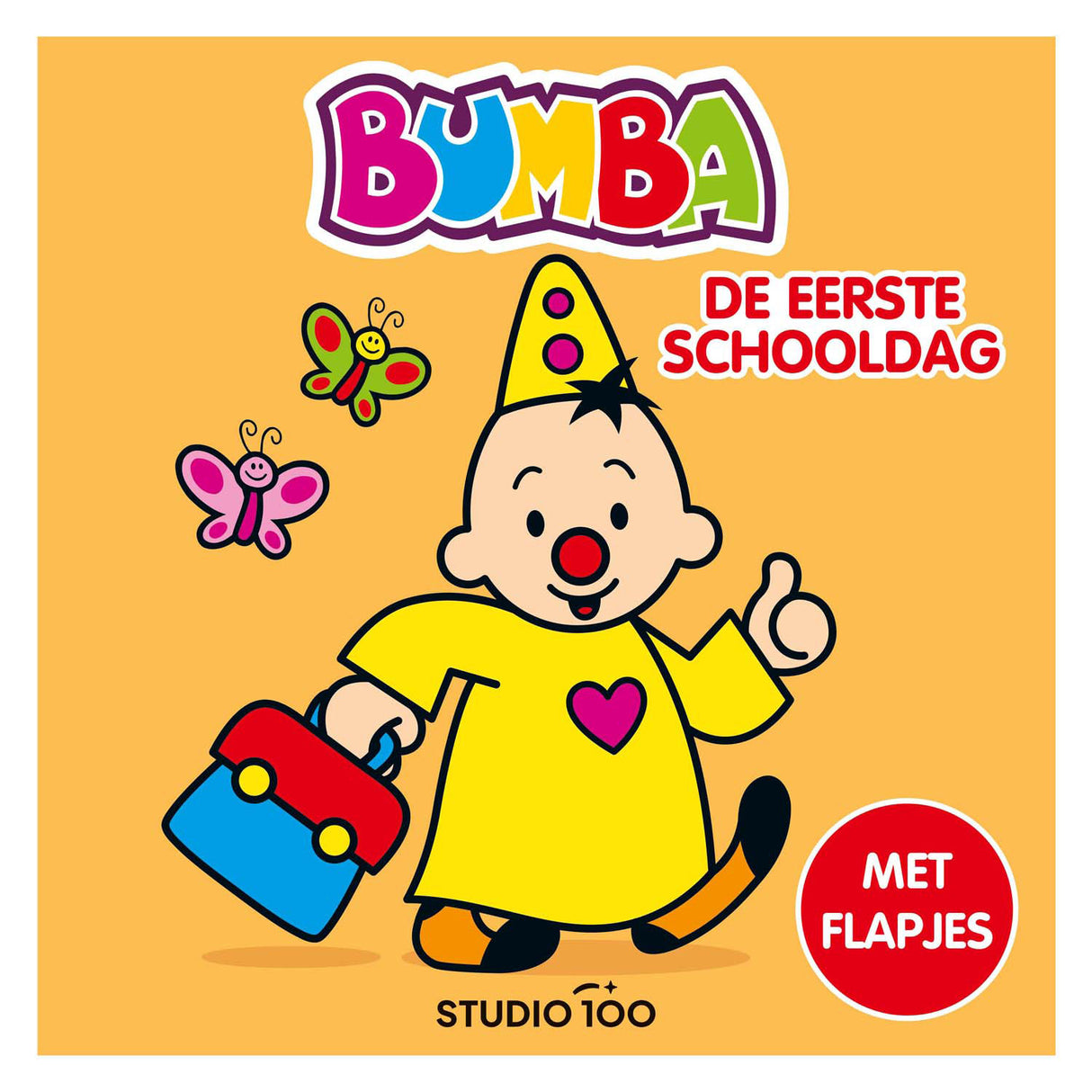 Studio 100 bumba tavlebog med klapper - første skoledag