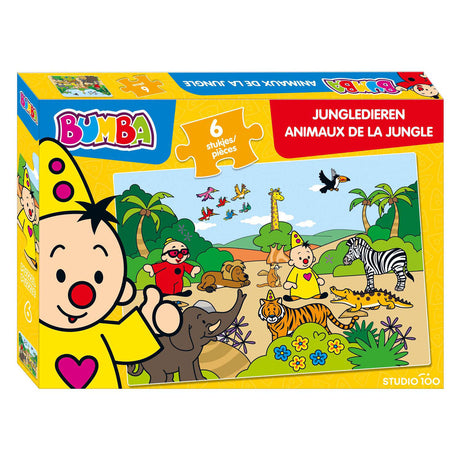 Studio 100 bumba puslespil jungle dyr, 6 stk.