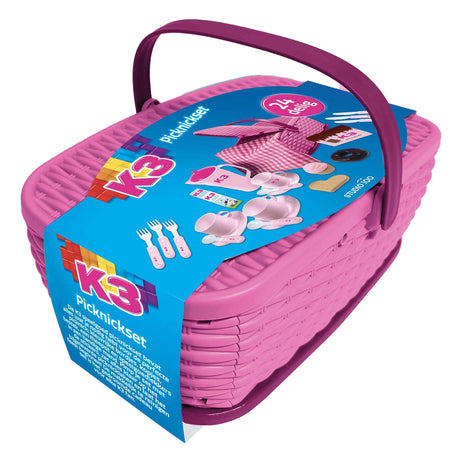Studio 100 k3 picnic sæt - 24 stk.