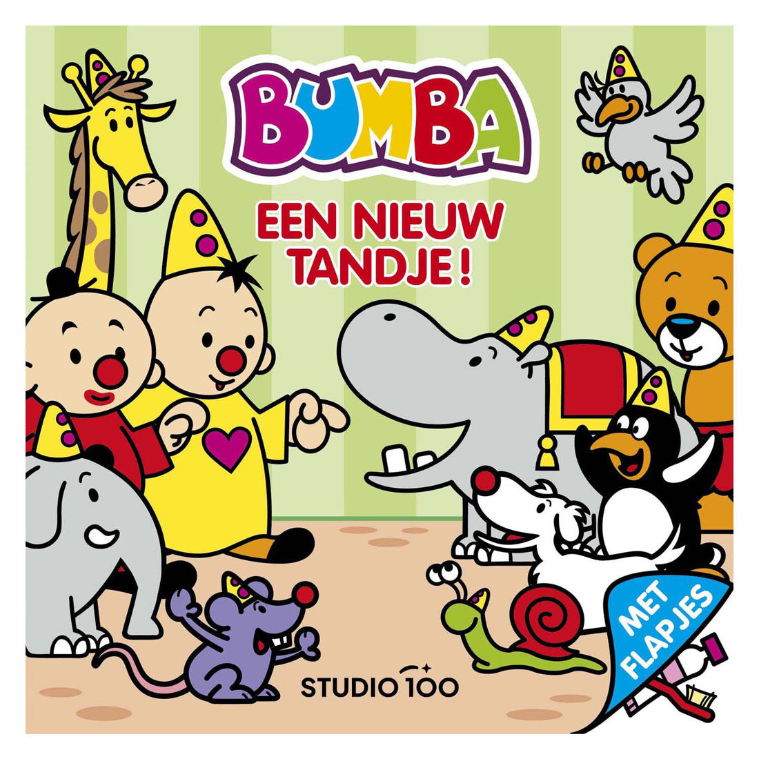 Studio 100 bumba tavlebog med klapper - ny tand