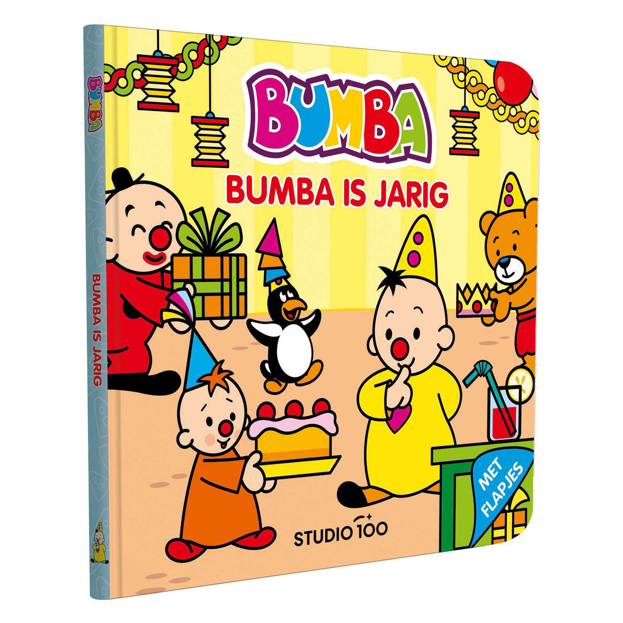 Studio 100 bumba tavlebog med klapper - det er bumbas fødselsdag
