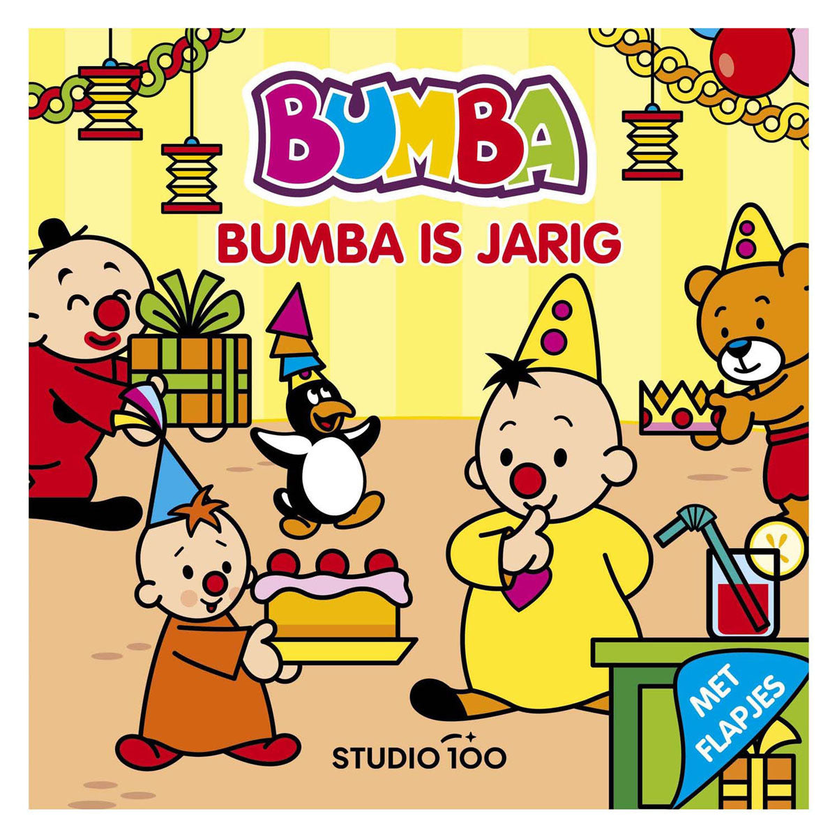 Studio 100 bumba tavlebog med klapper - det er bumbas fødselsdag