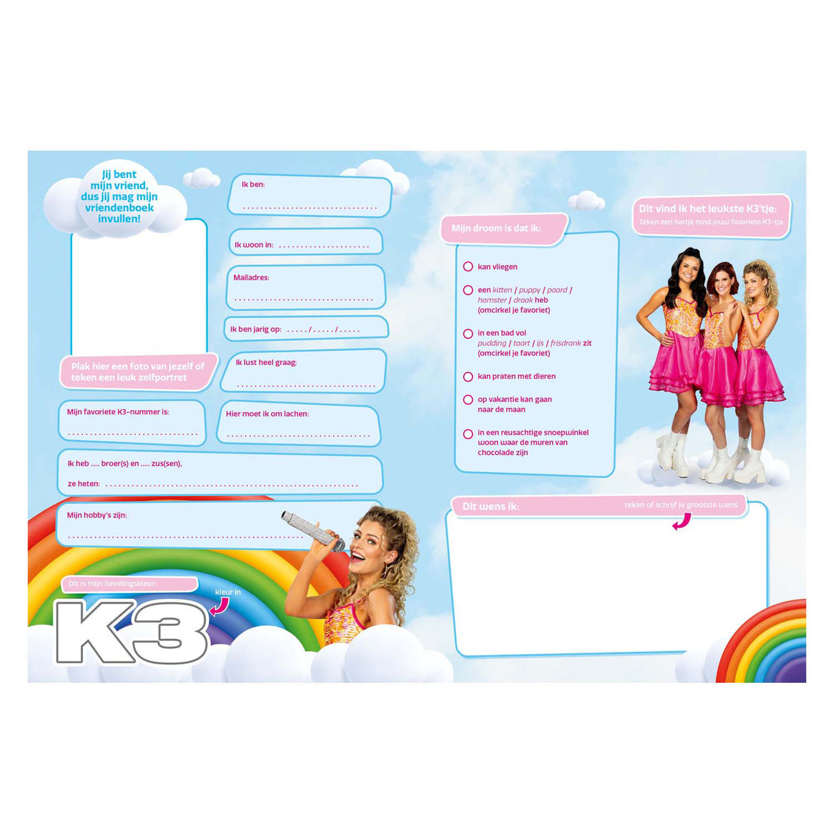 K3 venner bog - sang om havfruen