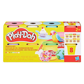 Play-doh regnbue - 8 lerpotter