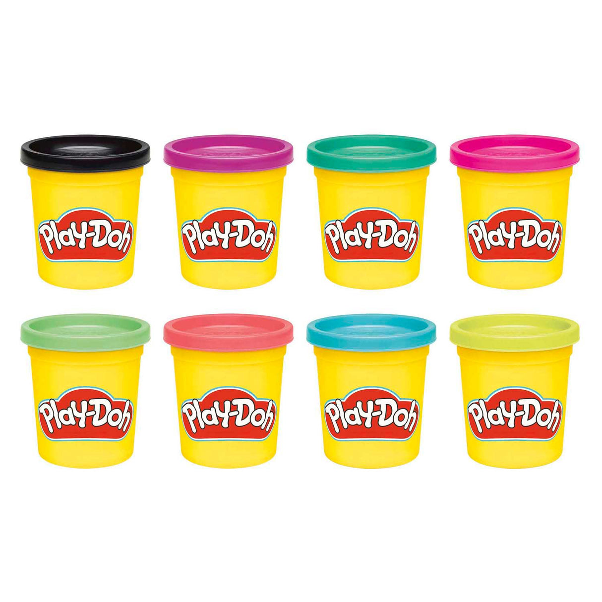 Play-doh lergrydesæt farvemix - 8 stk