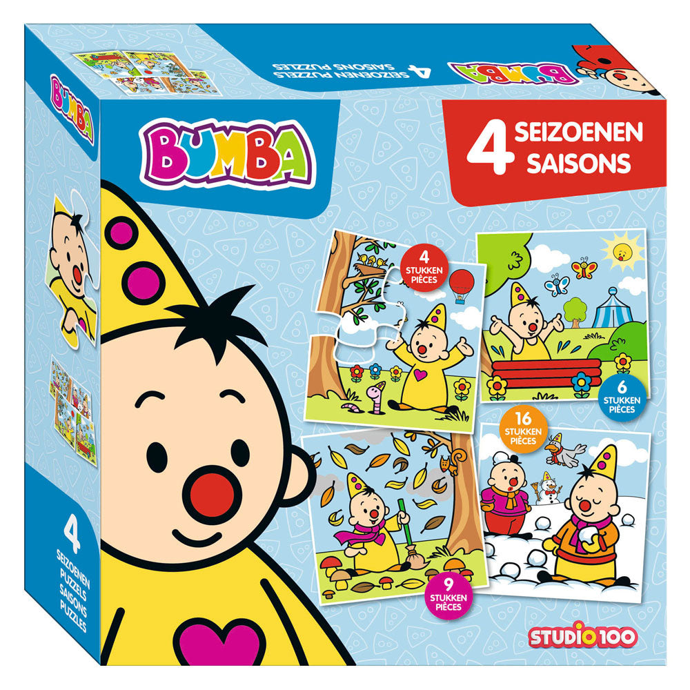 Studio 100 bumba 4 i 1 puslespil - sæsoner