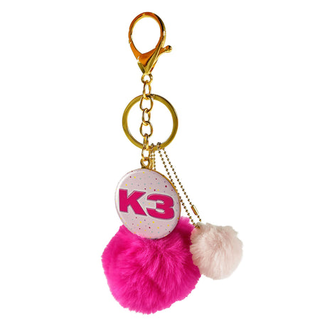 Studio 100 k3 sleutelhanger met pom-pom