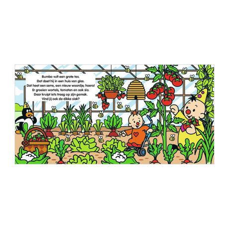 Studio 100 bumba kartonboek met flapjes- op, op, ik eet mijn groenten