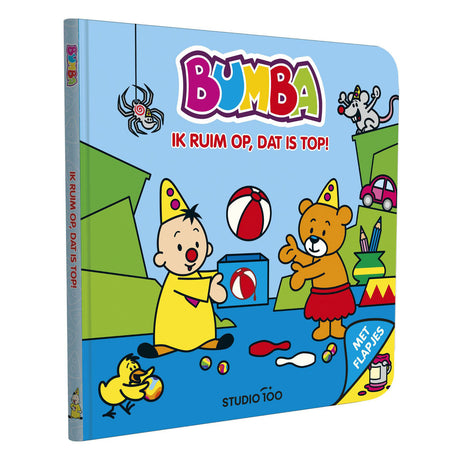 Studio 100 bumba kartonboek met flapjes - ik ruim op, dat is top!