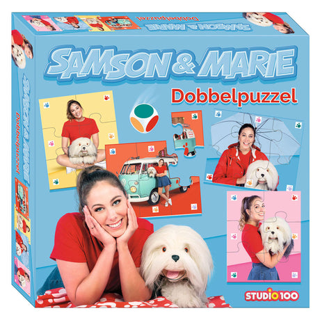 Samson Marie puslespil - terningpuslespil - 4 puslespil 4x6 brikker