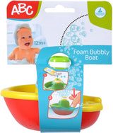 ABC boblebadebådslegetøj til badet - farverigt badelegetøj.