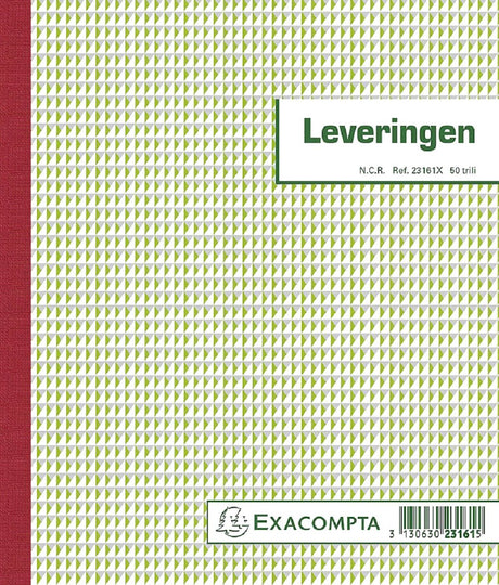 Exacompta leverancer | fod 21 x 18 cm | tripli (50 x 3 ark) | hollandsk talende
