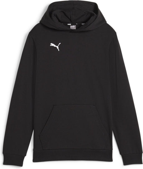 Puma teamgoal casuals hættetrøje jr drenge sportstrøje - sort-hvid