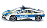 Siku 2303 BMW i8 politibil (tysk) 94x45x27mm