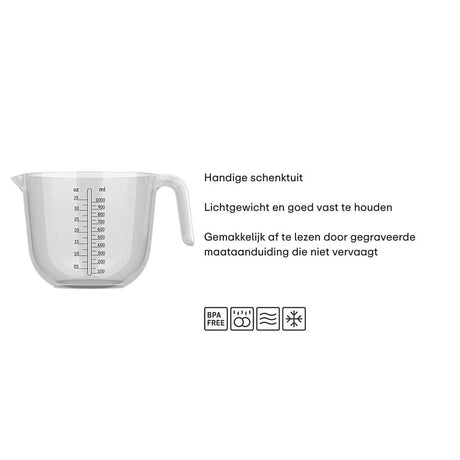 Mepal målebæger chef it 1l - klar