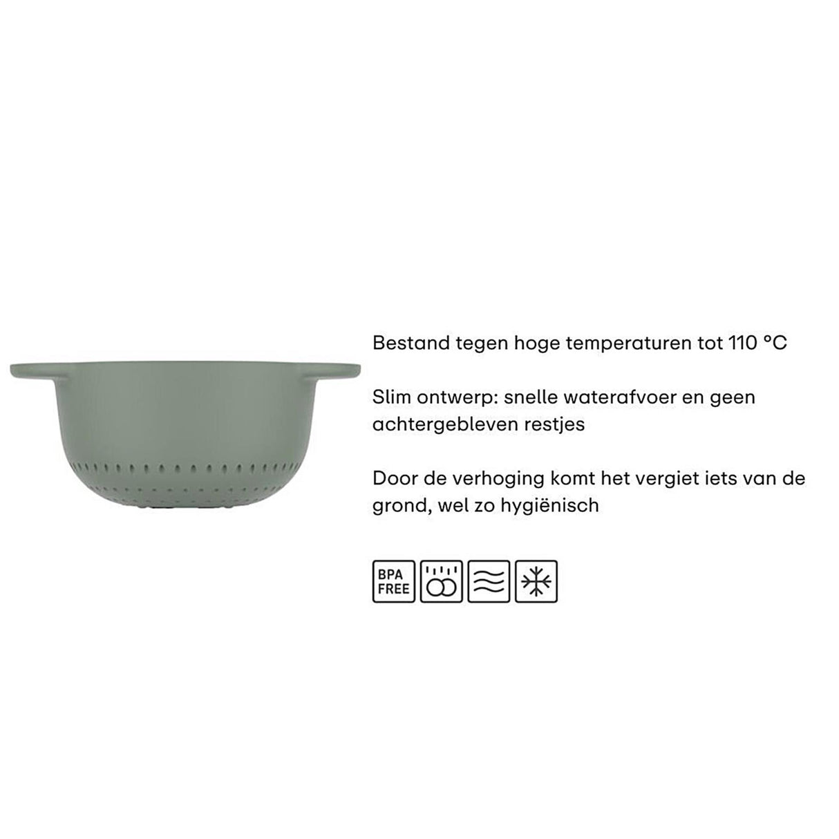 Mepal dørslag kok det ã˜16,3cm - kridt