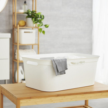 Rotho fleksibel vasketøjskurv brisen 41 l hvid