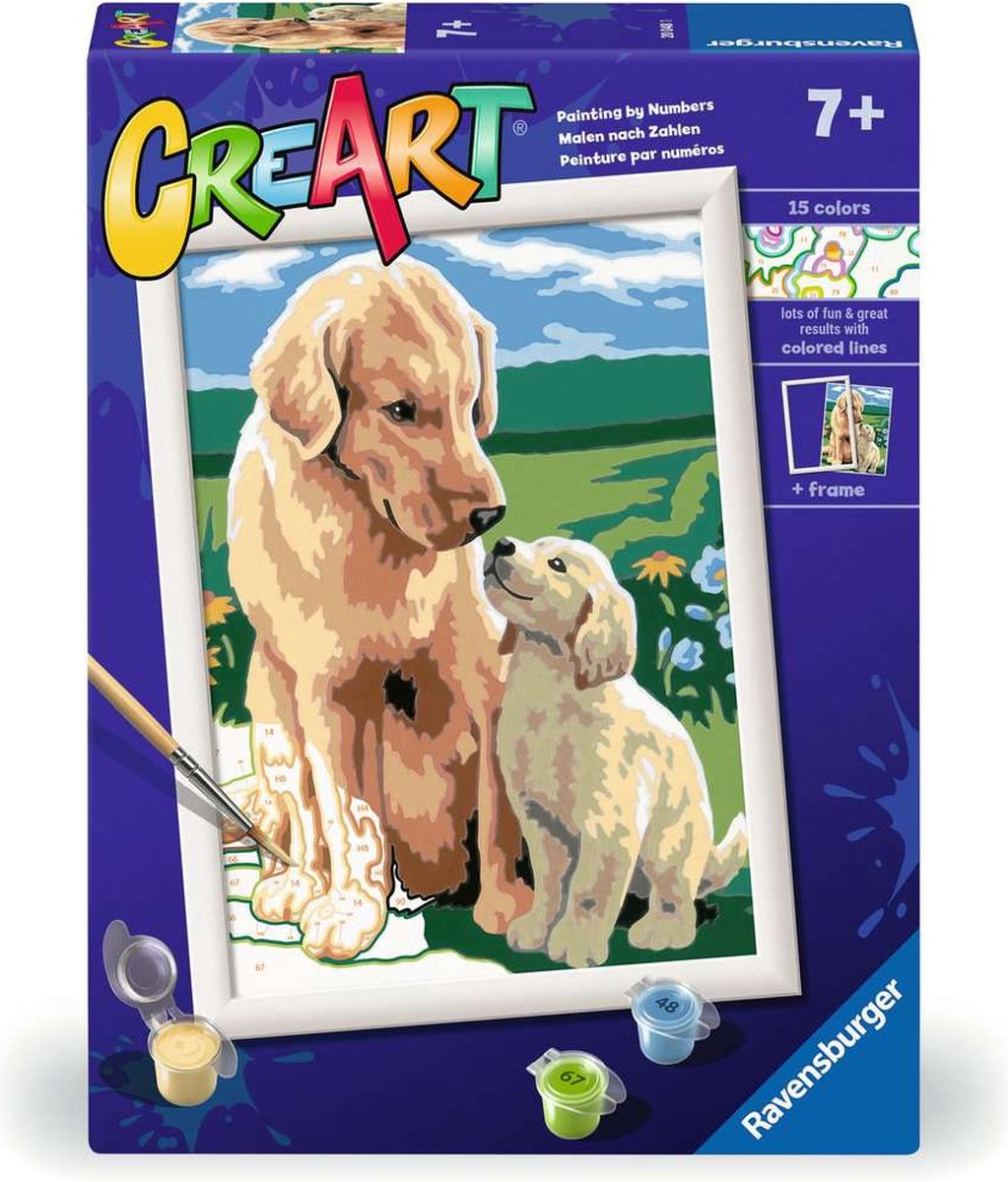 Ravensburger creart moderkærlighed - maling efter nummer til børn