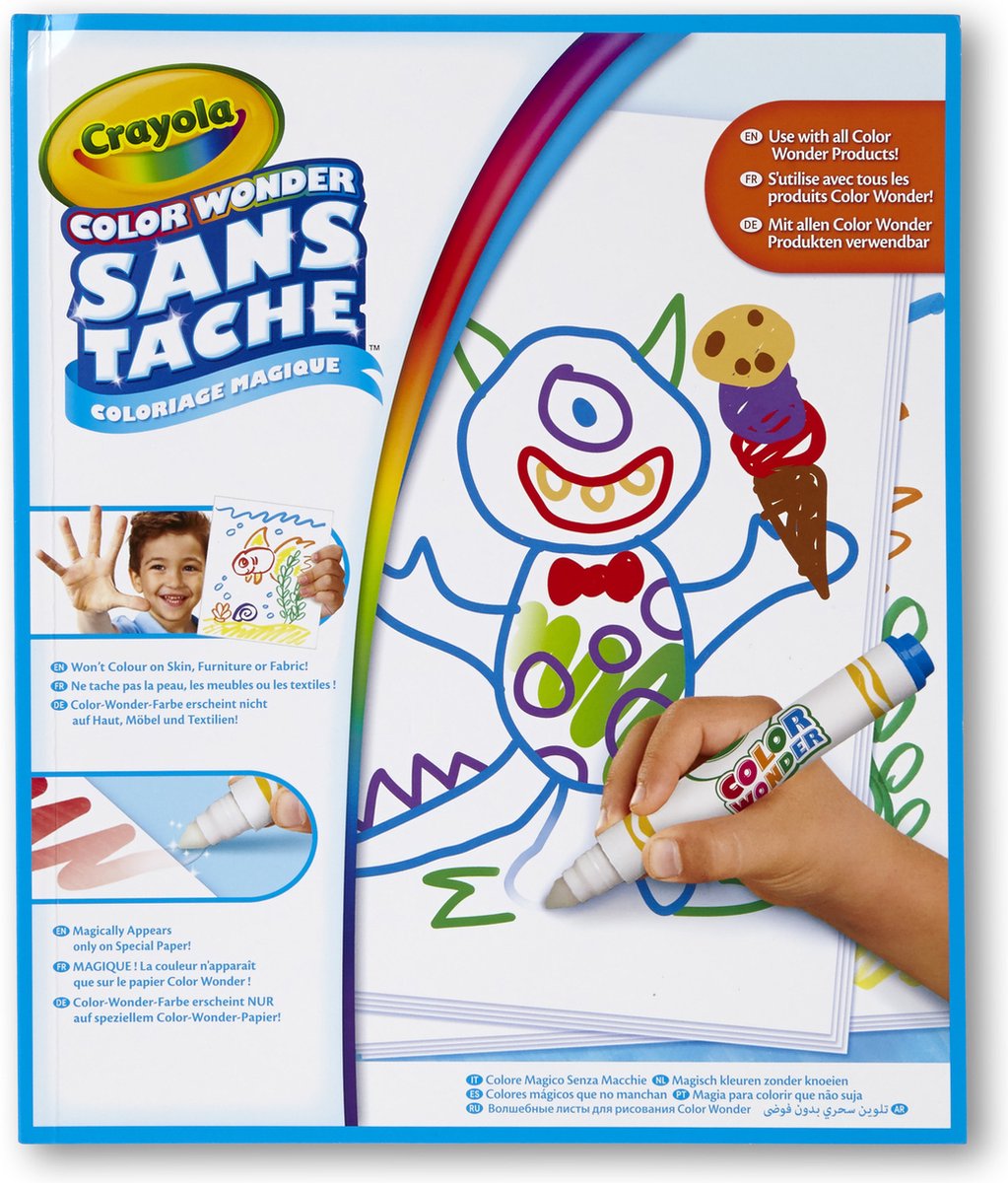 Crayola - farvevidunder - malebog - neutral tegneblok