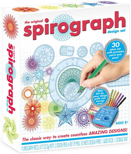 Spirograf designsæt - kreativt tegnelegetøj til børn - 8+ år