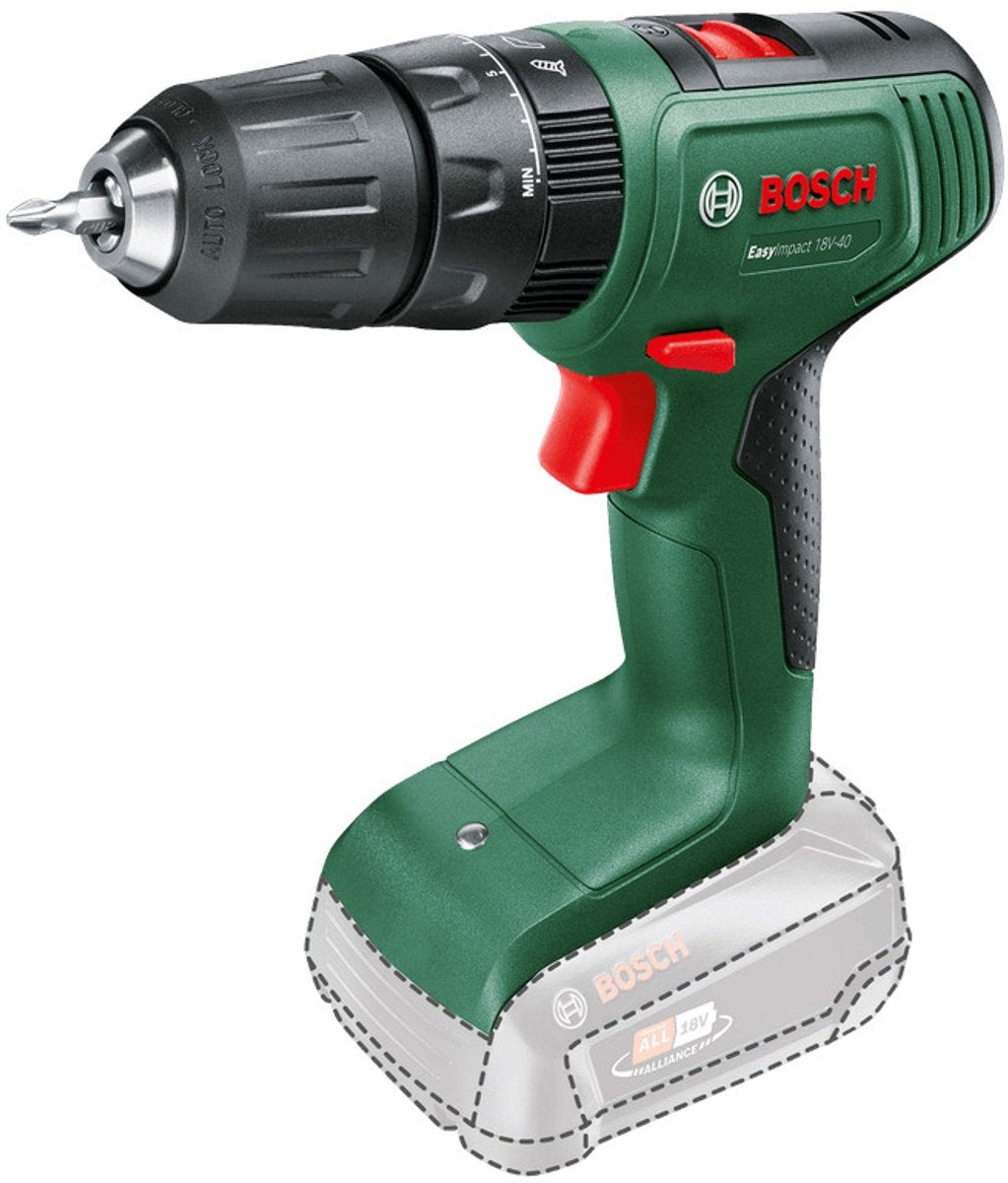 Bosch easyimpact 18v-40 akku slagboremaskine - uden batteri og oplader