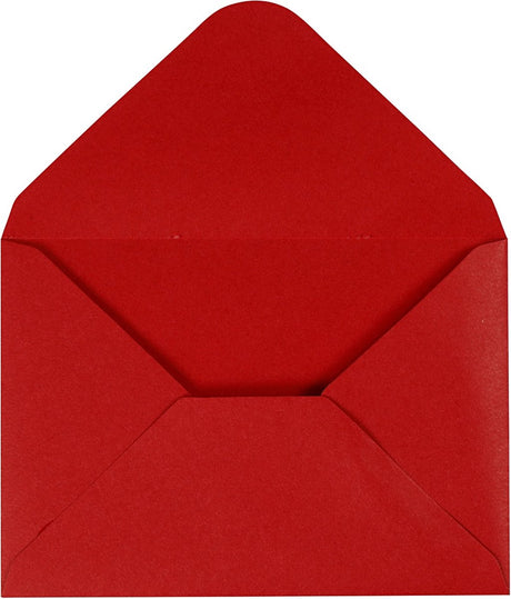 Creativ Company konvolut rød, 11,5x15cm, 10 ..