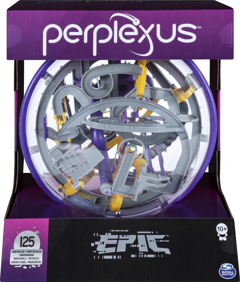 Perplexus spin master spil - episk 3d labyrint spil - 125 forhindringer