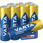Batteri Varta Longlife Power AA 8 stk