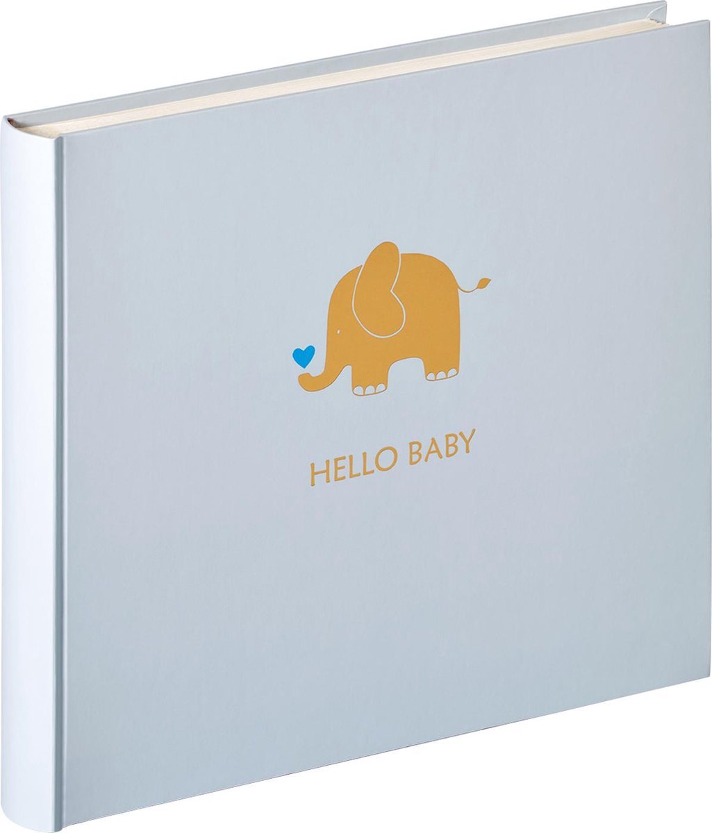 Walther uk-148-l babydyr - babyalbum - størrelse 28x25 cm - blå