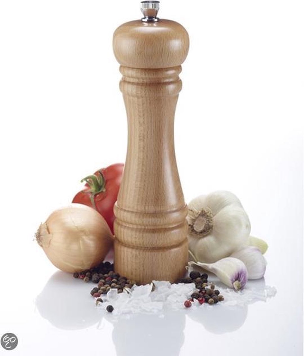 Westmark klassisk salt- og peberkværn - 18 cm - beige
