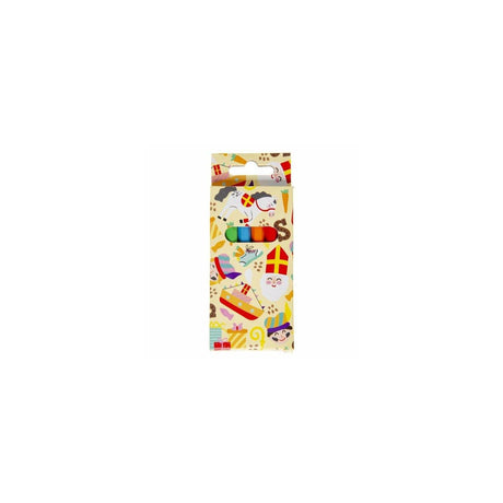 Farveblyanter Sinterklaas 8,5cm 6 stk
