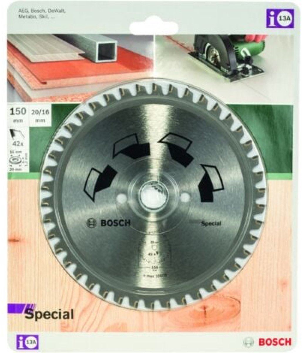 Bosch rundsavklinge special - 150x2x20 16 - t42