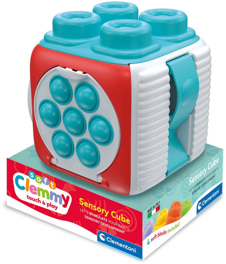 Clementoni baby blød clemmy sensorisk terning