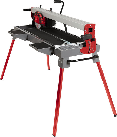 Einhell radial fliseskæremaskine te-tc 920 ul - 900 w - ekstra lange skærelængder - laser som optisk skærehjælp - vippesavklinge - højdejusterbar