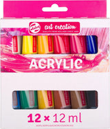 Talens art creation akrylfarvesæt, 12x12ml