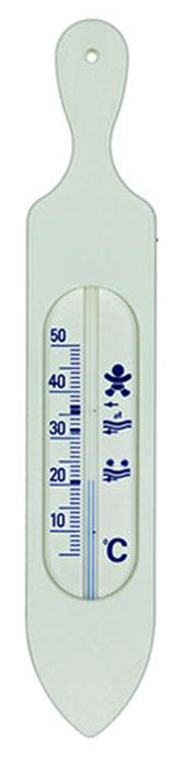 1023322 - badetermometer plast hvid | 2 stk