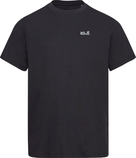 Jack wolfskin essential t m udendørs skjorte til mænd - sort