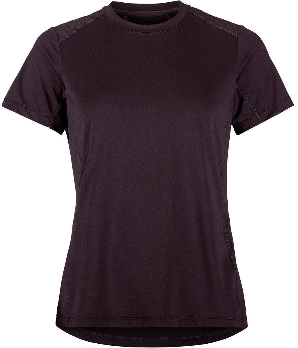 Craft adv essence 2 løbeskjorte dame - dk plum | størrelse: s