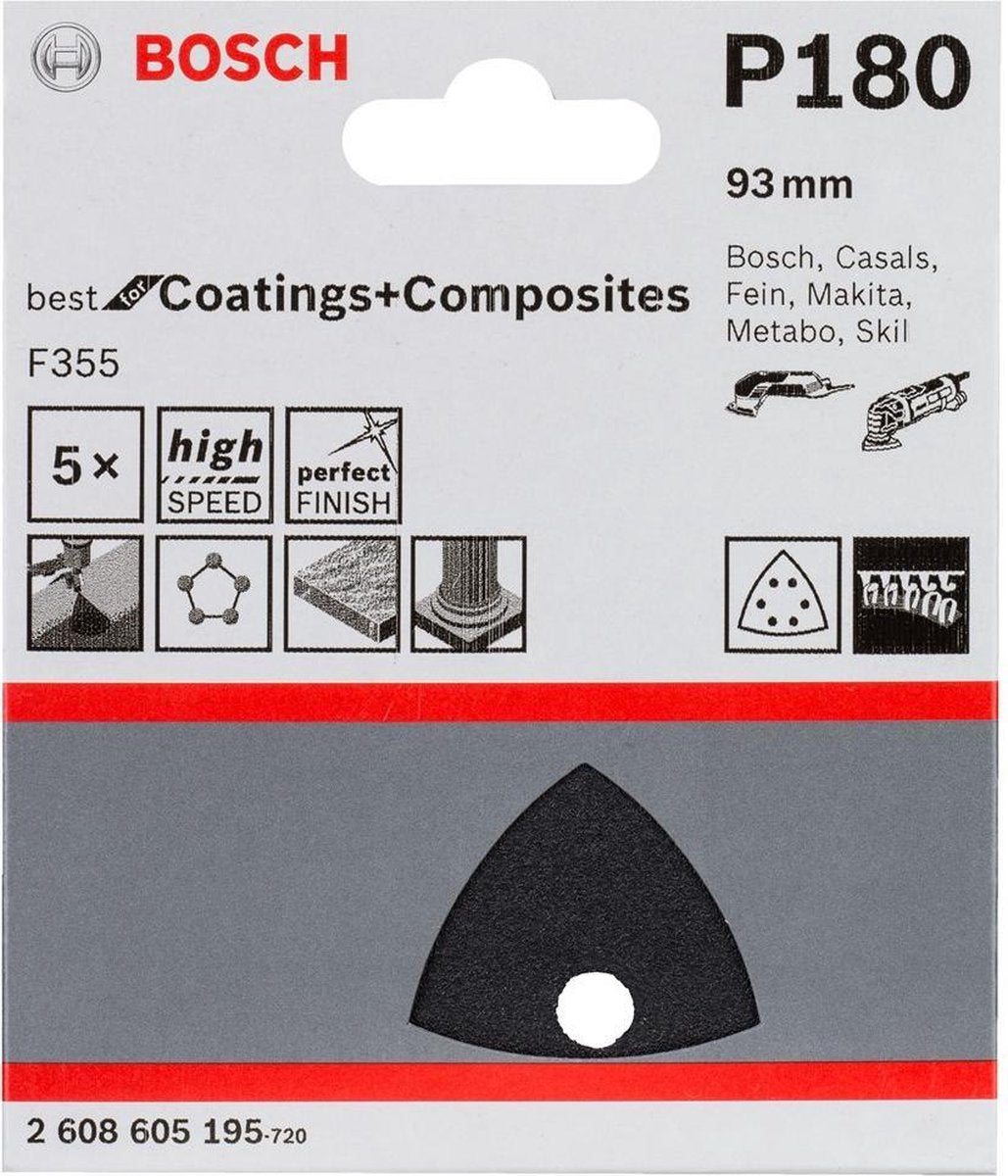Bosch 5 slibeplade delta bedste belægninger 6.180