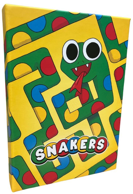 Asmodee kortspil snakers familiespil farverigt slangespil.