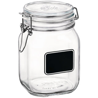 Opbevaringsglas lavagna 1 l bormioli rocco | 4 stk
